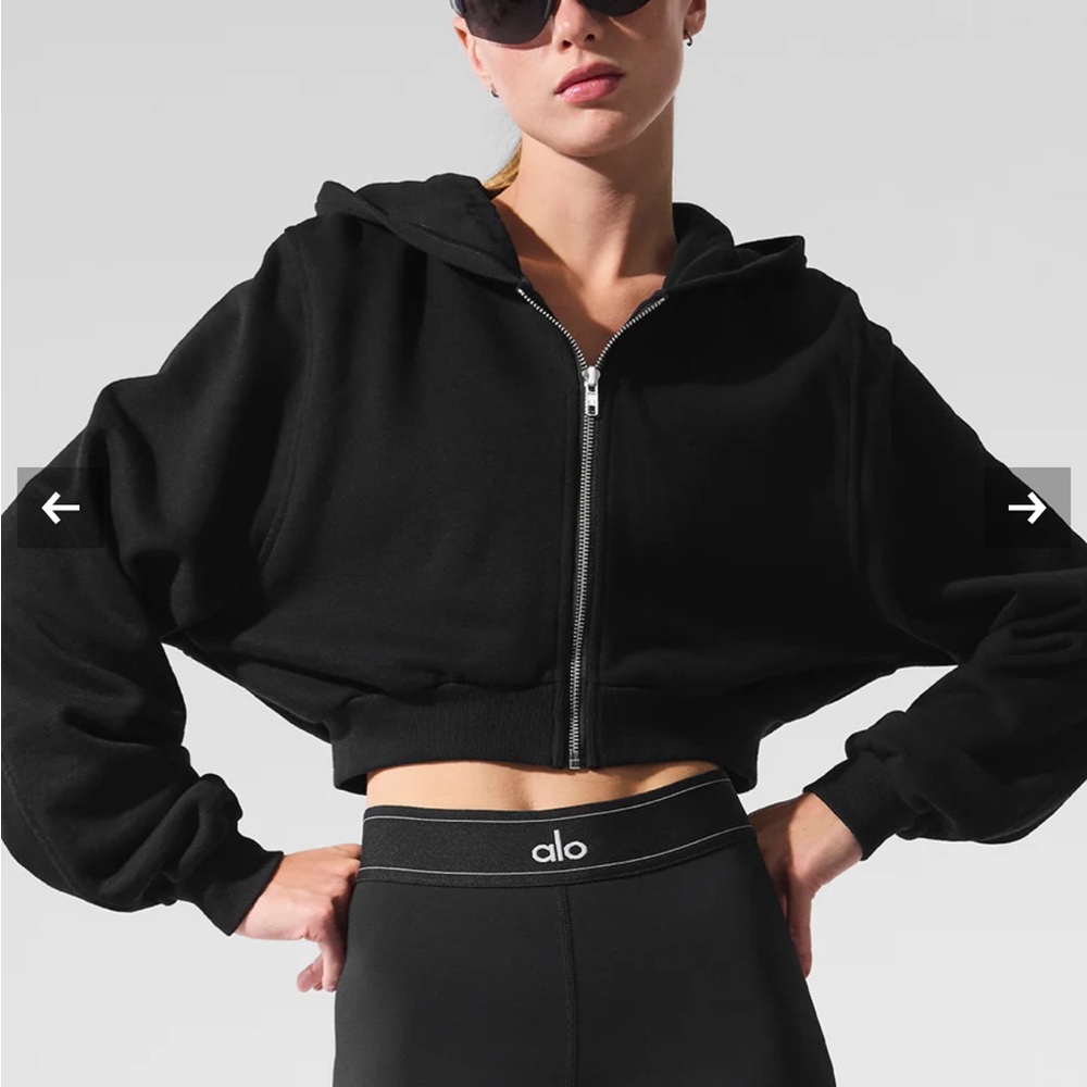 ALO Yoga Sweet Escape Zip Up Hoodie